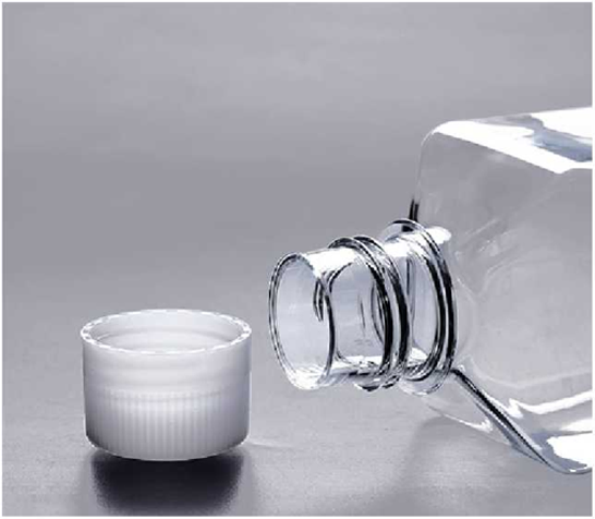 Square PET Media Bottles