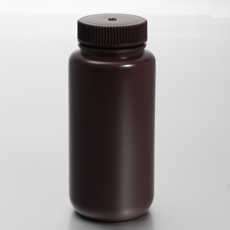 Amber 500ML Wide-mouth Reagent Bottle