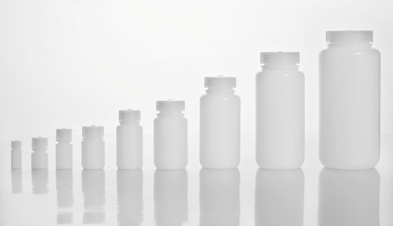 4ML Milky white translucent Wide-mouth Reagent Bottle