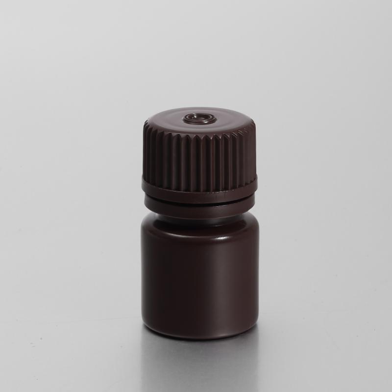 Amber PP 8ML Narrow-mouth Reagent Bottle