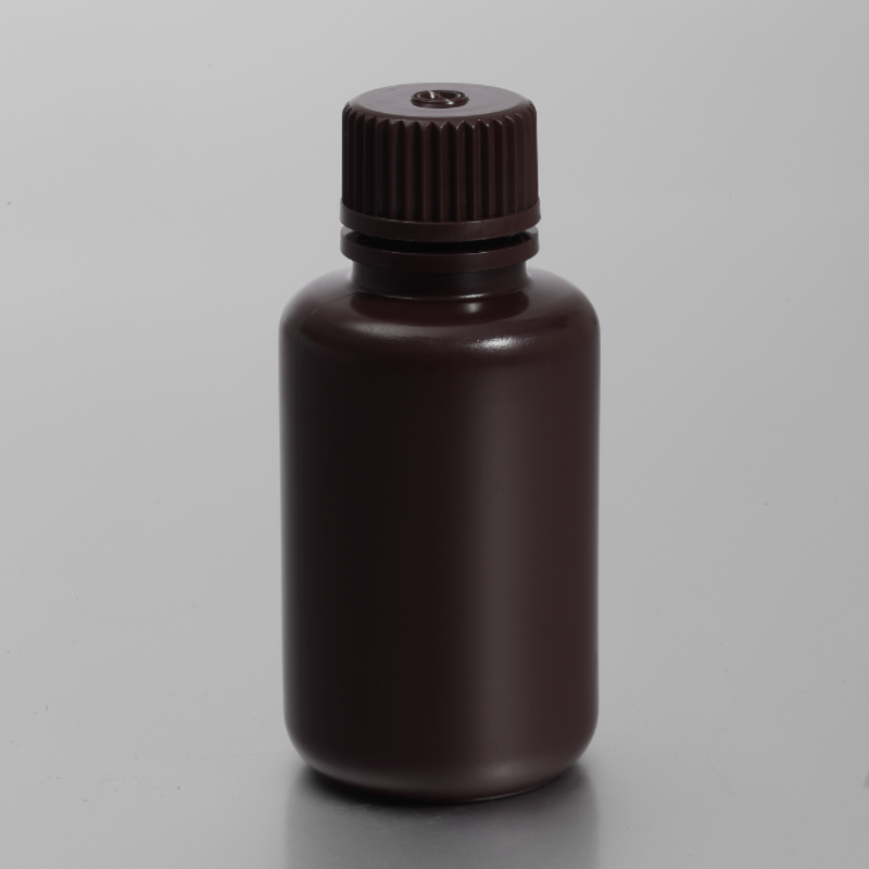 HDPE 60ML Amber Narrow-mouth Reagent Bottle